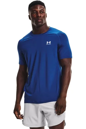 Under Armour Brand Logo Print Detail Raglan Sleeves Slim Fit Heat Gear Training T-shirt