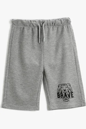Koton Boys Mid Rise Regular Fit Cotton Shorts