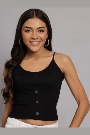 Chemistry Shoulder Straps Crop Top