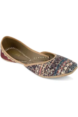 Coral Haze Women Multicoloured Printed Mules Flats