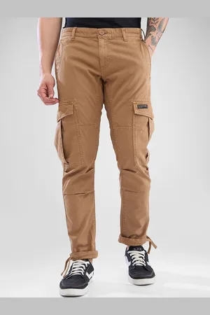 SPYKAR Men Mid Rise Regular Fit Cargo Trousers