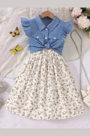 LULU & SKY Girls Top with Skirt