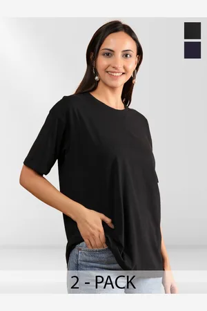 BAESD Women Typography 2 Printed Applique T-shirt