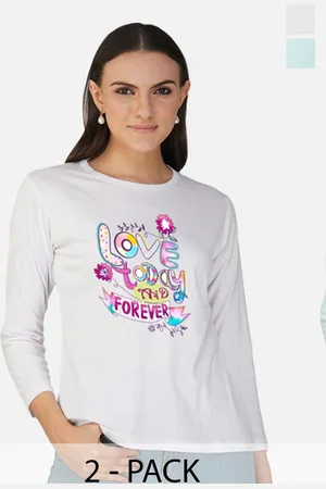 Metronaut Women 2 Printed Bio Finish Applique T-shirt
