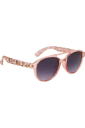 YK Unisex Kids Grey Lens & Red Wayfarer Sunglasses -J7605-Grey Gradient