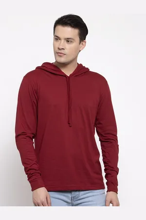 Friskers Men Maroon Pockets T-shirt