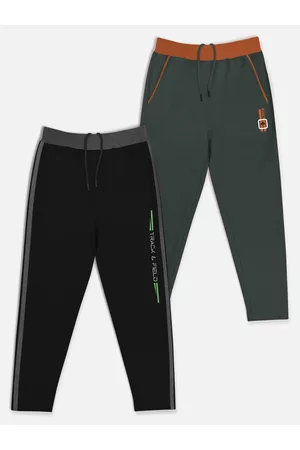 HELLCAT Boys Set Of 2 Graphic Printed Track Pants