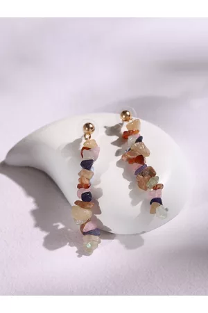 DEEBACO Multicoloured Quirky Drop Earrings