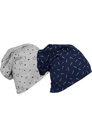 VIMAL JONNEY Unisex Pack Of 2 Printed Beanie
