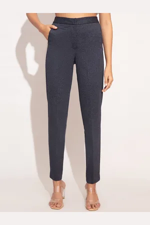 20Dresses Women Navy Blue Skinny Fit Trouser