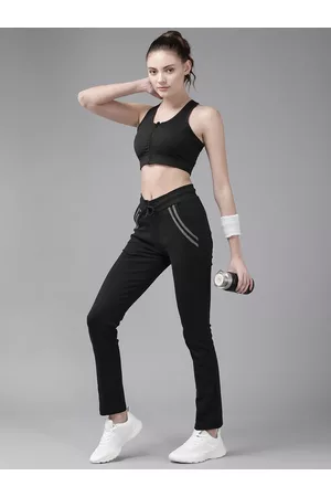 Cayman Women Black Solid Track Pant