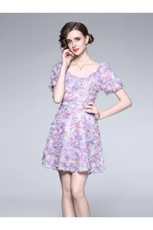 JC Collection Multicoloured Floral Off-Shoulder Dress