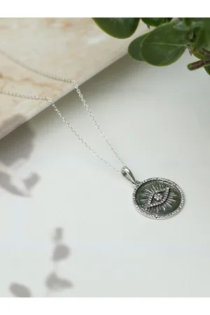 Priyaasi Silver-Toned 925 Sterling Silver Necklace