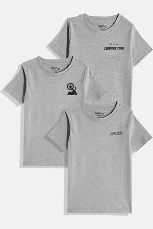 METRO KIDS COMPANY Boys Pack of 3 Printed T-shirts
