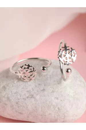 CLARA 925 Sterling Silver Adjustable Toe Rings
