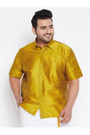 Vastramay Men Mustard Premium Shirt