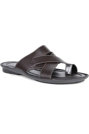 Bata Men Brown Comfort Sandals