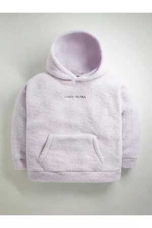 Cherry Crumble Unisex Kids Purple Hooded Sweatshirt