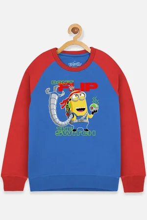 Kidsville Boys Multicoloured Minion Printed Sweatshirt