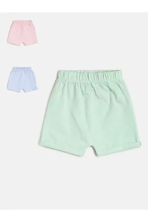 MINI KLUB Girls Pack of 3 Pure Cotton Shorts