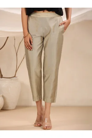 Juniper Women Beige Relaxed Straight Leg Straight Fit Trousers