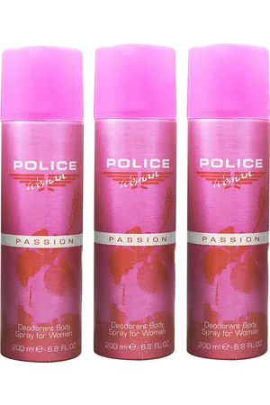 Police Women Set of 3 Passion Deodorant Spray - 200 ml Each