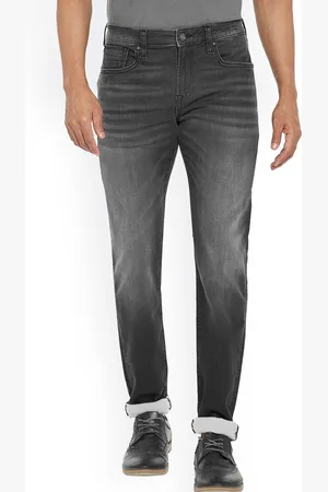 EVERBLUE Men Solid Stretchable Comfort Slim Mid-Rise Jeans