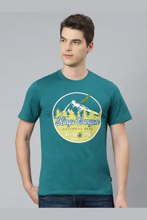 Beverly Hills Polo Club Men Green Typography Printed T-shirt