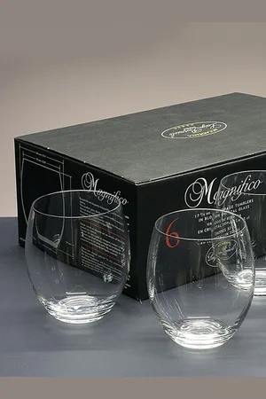 Luigi Bormioli Set of 6 Transparent Magnifico D.O.F Glass