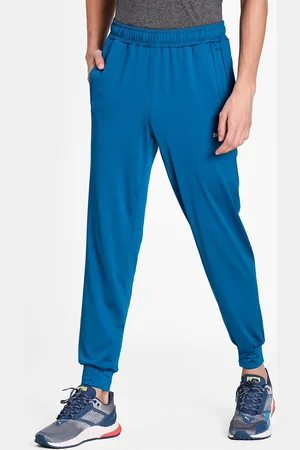 PUMA Men Blue Solid Straight-Fit Joggers