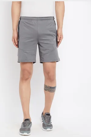 ATHLISIS Men Grey Training or Gym Sports Shorts with e-Dry Technology
