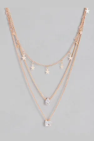Kord Store Rose Gold Rose Gold-Plated Layered Necklace
