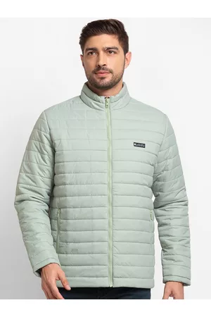 SPYKAR Men Green Cotton Padded Jacket