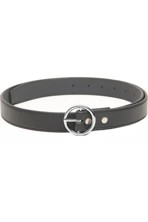 Calvadoss Girls Black Textured Belt