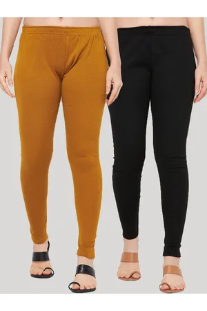 Buy Camey Black Printed Woolen Leggings - Leggings for Women 1073260 |  Myntra