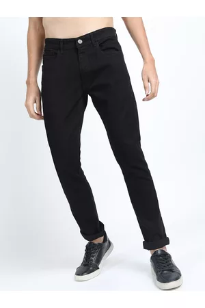LocoMotive Men Black Slim Fit Stretchable Jeans