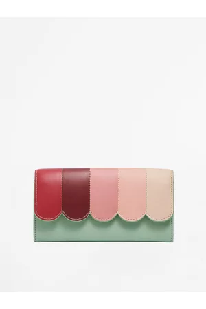 Chumbak Women Blue & Pink Colourblocked PU Envelope Wallet