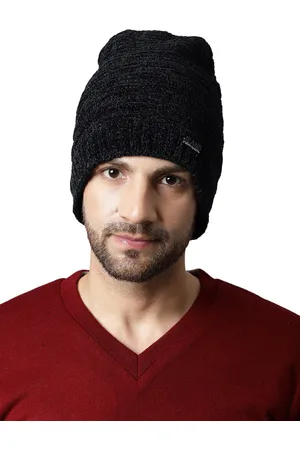 Ellis Men Solid Acrylic Beanie