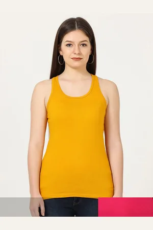 Fleximaa Women Pack Of 2 Pure Cotton Tank Top