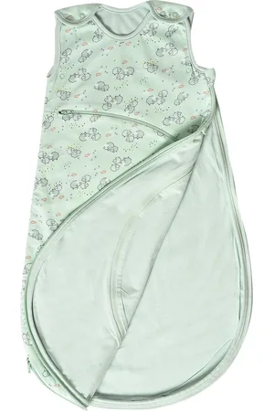 MiArcus Infant Kids Green Printed Knitted Sleeping Bag