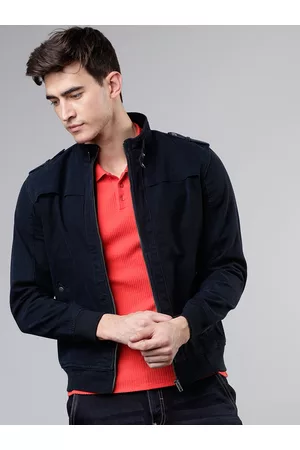 50% OFF on Louis Philippe Jeans Men Black Solid Denim Jacket With Side  Stripes on Myntra