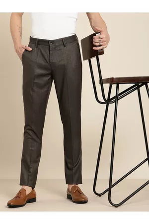 TRIGGER Invictus Men's Slim Fit Casual Shirt - Multi Checks White Full  Sleeves | Size 44 : Amazon.in: Fashion