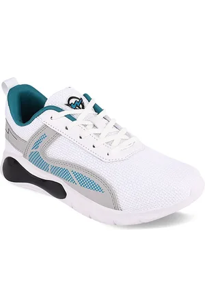 Campus Unisex Kids White Mesh Running Shoes