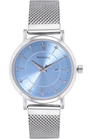 Dressberry blue hot sale analog watch