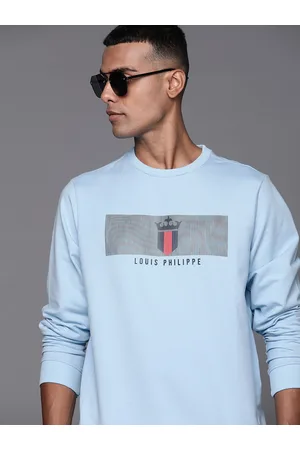 LOUIS PHILIPPE Full Sleeve Color Block Men Sweatshirt - Buy LOUIS