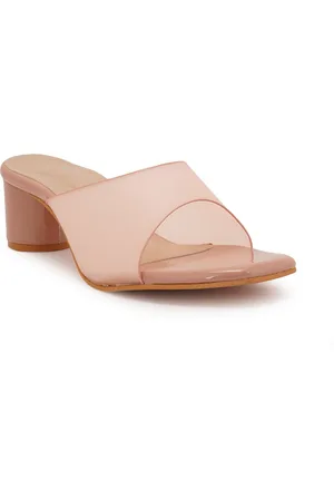 STYLE SHOES Pink Party Block Heels