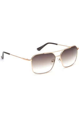 Idee Men Brown Lens & Gold-Toned Other Sunglasses IDS2667C5SG-Gold-Toned