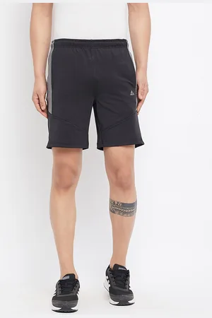 ATHLISIS Men Black Training or Gym Sports Shorts with e-Dry Technology Technology