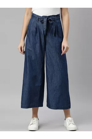 ZHEIA Women Blue Relaxed Fit High-Rise Light Fade Jeans