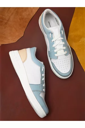 Provogue Men White Colourblocked Sneakers